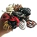 YJRVFINE Round Waxed Shoelaces Dress Boots Shoes Laces 2 Pair