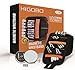 Magnetic Wristband - 10 Strong Magnets 2 pockets for Tools Holder Adjustable Strap holding for Screws, Nails, Bolts, Drill Bits Perfect handyman Father Day Best Gift! WITH FREE MAGNETIC BELT CLIP: