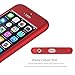 iPhone 5 Case, MCUK Full Body Coverage Ultra-Thin Hard Hybrid Plastic with [Slim Screen Protector] Protective Case Cover & Skin for Apple iPhone 5 (Red)