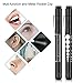 Opoway Pen Light Nurse Pen Light Medical Pen Lights with Pupil Gauge for Nurses Doctors Nursing Students 2pcs Black with Batteries(2 Replacement Warm Light Bulbs Included)