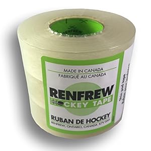 Renfrew Clear Polyflex Shin Sock Hockey Tape, 3 Rolls (1″ x 25m)