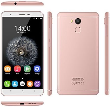 Smart Phone OUKITEL U15pro 5.5 Inch 1280 * 720HD Octa Core 3GB RAM 32GB ROM 13.0MP Camera for Android 6.0 UK Plug (Rose Gold)