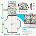 Toolik Baby Diaper Clutch with Waterproof Portable Changing Pad for Quick Change During Stroller Walks - Foldable, Detachable and Wipeable Mat Station with Shoulder Strap, Vintage