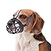 PetAZ Pets Dog Muzzle Silicone Rubber Breathable Adjustable for Chewing Biting Barking (Size4-3.5