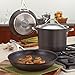 Anolon Nouvelle Hard Anodized Nonstick Saute Pan / Frying Pan / Fry Pan with helper handle - 5 Quart, Gray
