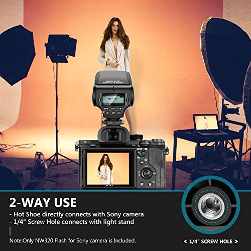 Neewer NW320 Mini TTL Speedlite Flash Automatic Flash Compatible with