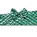Little Girls 3 Pcs Mermaid Tail for Swimming Mermaid Bathing Suits Swimsuit Bikini Set 3-12 Years,Green