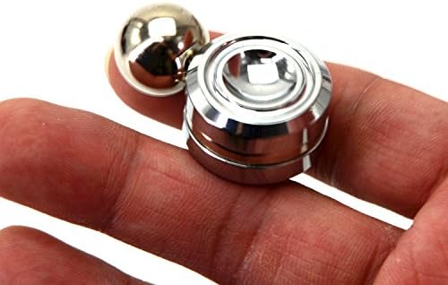 Spinner Fidget Toy- Focus Toy for ADHD, Stress Relief, Anxiety - Unique Mono Polar Orbiters Spinner By SOULMATES (Rose Gold)