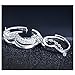 Seven And Eight S&E Women's Sterling Silver Crystal Finger Ring Wedding Ring Bridal rings