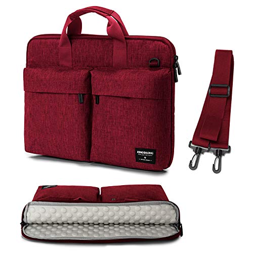 red laptop bag