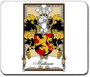 Amazon.com: Matheson Family Crest Coat of Arms Mouse Pad : Office Products