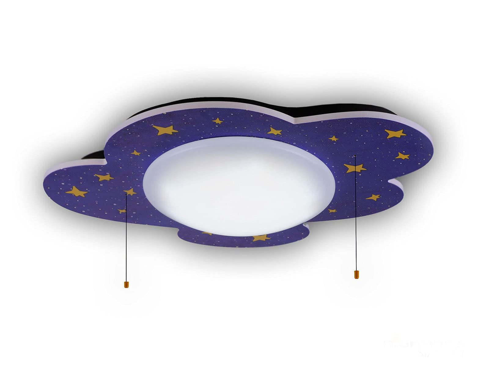 Niermann Standby 645 A++ to E, Ceiling Light, Wood, Hcl, 74 x 57 x 10 cm 22watts 230volts