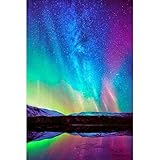Adarl 5D DIY Full Drill Diamond Painting Rhinestone Color Aurora Pictures of Crystals Diamond Dotz Kits Arts, Crafts & Sewing Cross Stitch