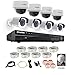 LaView 4MP security camera system, 8 channel, NVR, 2TB hard drive, 4 bullet and 4 dome 4MP waterproof IP66 security system cameras, indoor/outdoor surveillance system with 100ft night vision