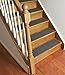 Stair Tread Collection Skid Slip Resistant Carpet Stair Treads Set of 13 (8 in x 30 in), Dark Grey Stair Protector Mat