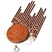 Iserlohn 34 Inch Wind Chimes with 2 Swivel Hooks Clips, Wood and Aluminum Windchimes for Patio, Garden, Terrace and Balcony, Bronze