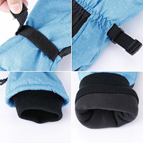 image for Ski Gloves,Fazitrip Windproof Waterproof Winter Gloves for Women W/WO 