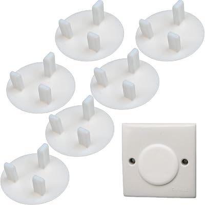 ZHIYE UK Plug Socket Covers 24 Pack Baby Safety Guards Caps