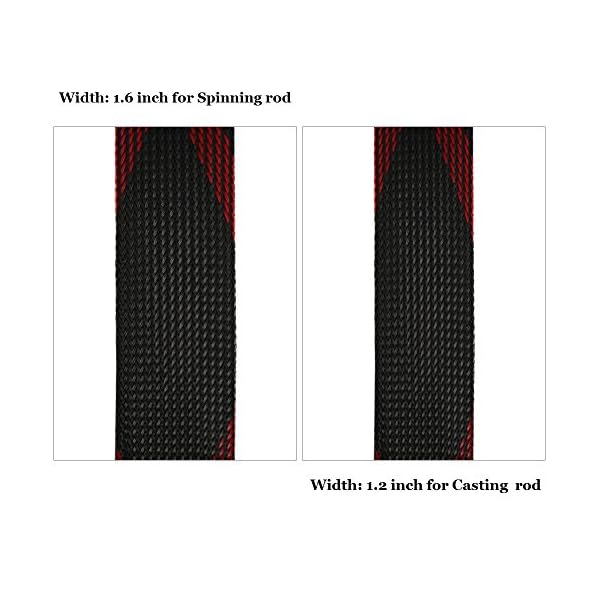Isafish-Expandable-Braided-Fishing-Rod-Sleeve-Pole-Fishing-Tools-Spinning-Casting-Rod-Cover-Protector-Jacket-Socks-Black