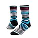 Mens Dress Socks-Striped Crew Socks with Funky Colorful Patterned-Novelty Socks with Comfort Combed Cotton US Size 8-12 3 Pack SEESILY (1)