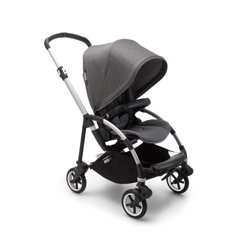 Bugaboo Bee 6 Stroller - Lightweight, Compact and Easy to Fold Stroller for Travel and City Life. Easy to Steer. The Most Popular Lightweight Stroller - Grey Mélange