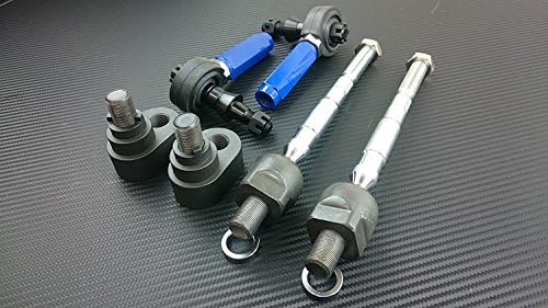 P2M NISSAN S13 S14 OFFSET RACK SPACER + INNER TIE ROD + PRO TYPE OUTER TIE ROD COMBINATION P2-ORSIPCMB134-HC
