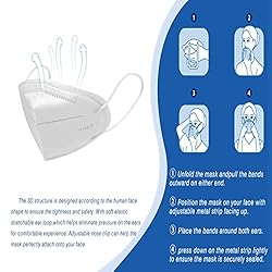200 PCS Breathable Adjustable Face Mask Masks 5