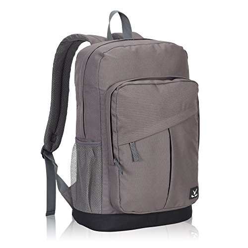 Hynes Eagle Large Capacity Daypack Casual College Backpack Travel Backpack Gray
