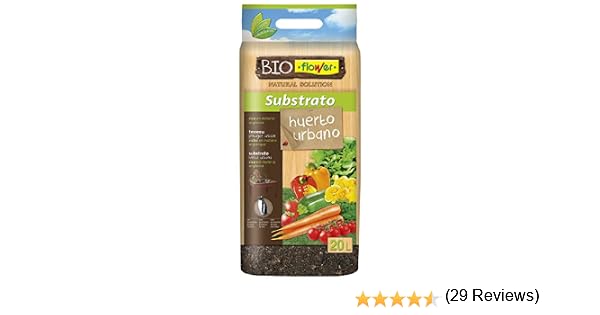 Flower 80152 80152-Substrato huerto Urbano, 20 l, No Aplica ...