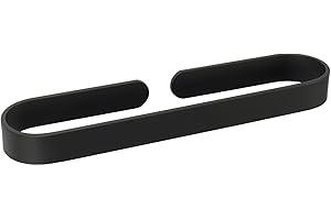 TocTen Hand Towel Bar/Towel Ring, No Drilling Stick on Wall Holder, SUS 304 Stainless Steel Rod, Strong Self Adhesive Hanger/Rack for Bathroom Kitchen