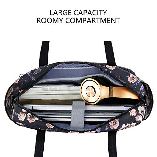 KROSER Laptop Tote Bag 15.6" Stylish Shoulder Bag WaterRepellent Large