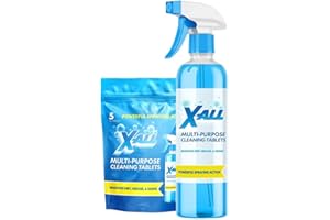 X-ALL Multi-Purpose Cleaner - Spray Bottle and 5x Cleaning Tablets