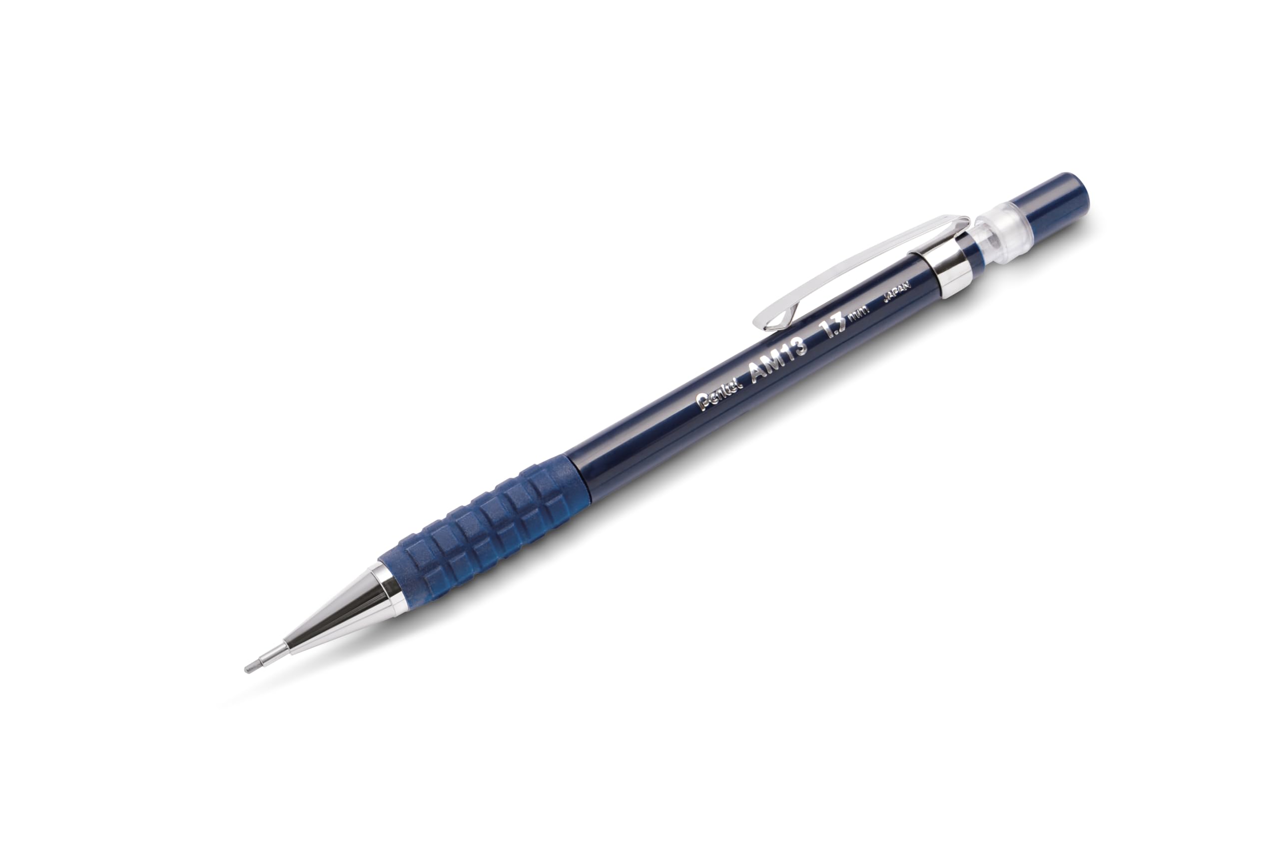 Pentel AM13 Mechanical Pencil, Retractable, 1.3mm HB Lead (Pack of 12)
