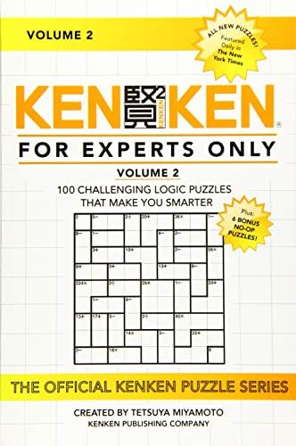 KenKen: For Experts Only, Volume 2