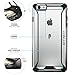 Taktoppy iPhone 6S Plus Case, Poetic Affinity Series Premium Thin/No Bulk/Protection Where its Needed/Clear/Dual Material Protective Bumper Case for Apple iPhone 6S Plus/iPhone 6 Plus(Black/Clear)