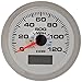 Sierra International 781-625-120P Scratch Resistant Premier Pro Gauge, 120 MPH GPS Speedometer, White, 3