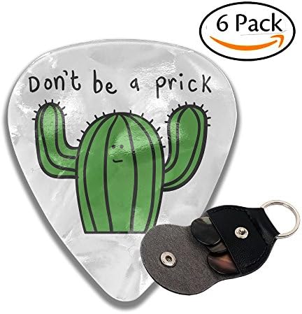 Cactus Don't Be A Prick Mug Classic Guitar Pick (6 Packs) Player's Guitar Packs