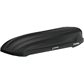 INNO Wedge Plus BRM865 MatteBlack 13 cu ft, Roof Rack, Roof Box, Cargo Box, Hard Shell, Dual‑Side Opening with Locks, Made in Japan, Compatible with Aero &amp; Square Bars, Tool Free Install