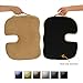 Dr. Ergo | Chiropractor Grade | Firm Orthopedic Memory Foam Seat Cushion | Coccyx, Tailbone and Sciatica Pain Relief | Non Slip Back Support Pillow for Car Seat Accessories, Truck Driver & Office –Tan
