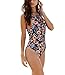 CoCo Fashion Womens Push up Padded Colorblock Bikini Swimwear Swimsuit