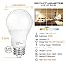 A19 LED Light Bulbs 100-125 Watt Equivalent, 3000K Soft White LED Bulb 13-Watt, 1500 Lumens, E26 Medium Standard Base, CRI85+, 25000+ Hours Lifespan, No Flicker, Non Dimmable, Pack of 12