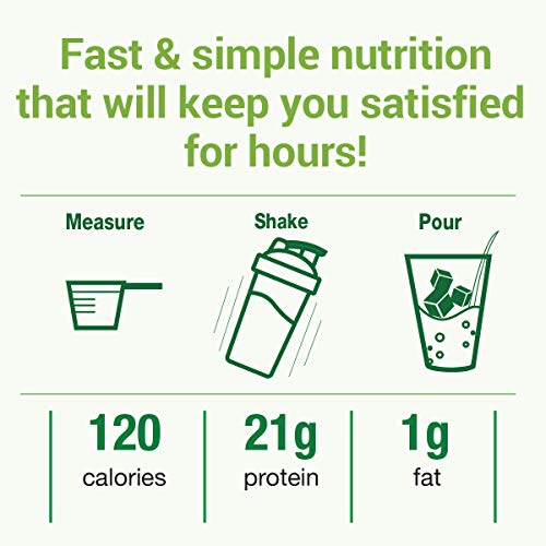 Complete Nutrition Green'd Meal Replacement Shake, Smooth Vanilla, 100% Vegan, Probiotic, Pea Protein Powder, 20 Servings, 26.1oz Tub