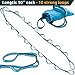 Aerial Yoga Hammock Daisy Chains - Yoga Swing Rope - Yoga Hanging Trapeze Extension Straps - Height Adjustable Nylon Chain Best for Antigravity Yoga Inversion - Home Indoor Outdoor Mount Ropes