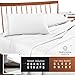 Premium Full (Double) Size Sheets Set - White Hotel Luxury 4-Piece Bed Set, Extra Deep Pocket Special Super Fit Fitted Sheet, Best Quality Microfiber Linen Soft & Durable Design + Better Sleep Guide