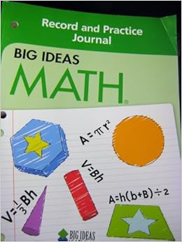 Big Ideas Math Green Record and Practice Journal (Big Ideas Math, green