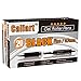 Caliart Retractable Gel Ink Rollerball Pens Black Gel Pens Medium Ballpoint Pens for Smooth Writing with Comfort Grip, 20 Count(0.7 mm)