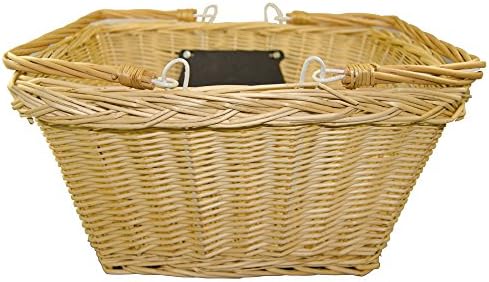 Bicycle Bike Wicker Front Handlebar Cargo Basket Quick Release