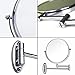 GloRiastar 5X Wall Mounted Makeup Mirror - Double Sided Magnifying Makeup Mirror for Bathroom, 8 inch Extension Polished Chrome Finished Mirror