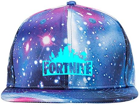 Galaxy Space Baseball hat for-tnite Snapback Hats Plaid Flat Bill Brim Men's Adjustable Dancing Trucker Caps
