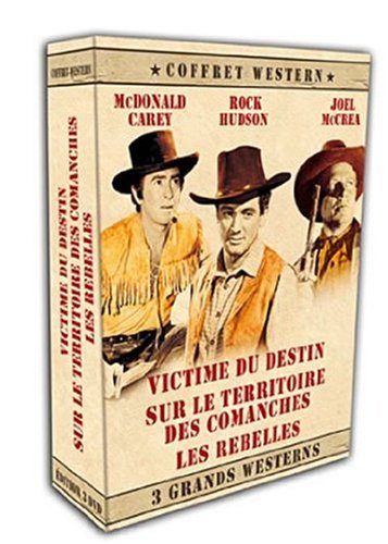 Coffret Westerns - Victime Du Destin + Sur Le Territoire Des Comanches + Les Rebelles - Pack